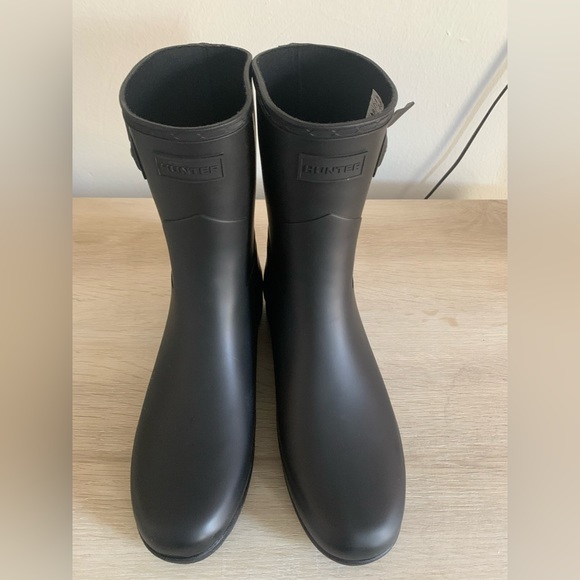 hunter original short matte rain boot